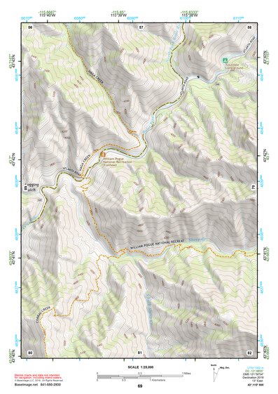 43115NW Page 69 Idaho City Topo Preview 1