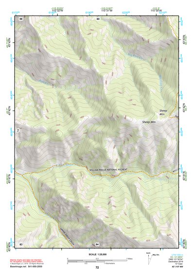 43115NW Page 72 Idaho City Topo Preview 1