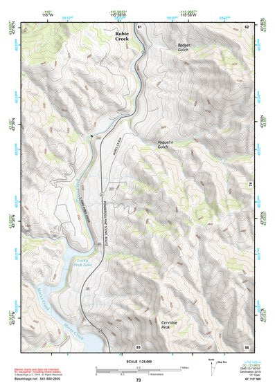 43115NW Page 73 Idaho City Topo Preview 1
