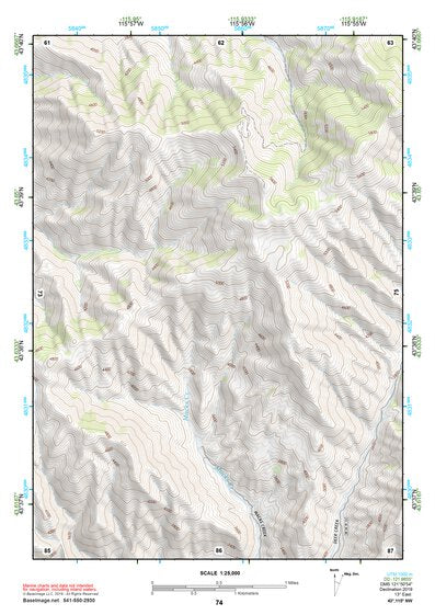 43115NW Page 74 Idaho City Topo Preview 1