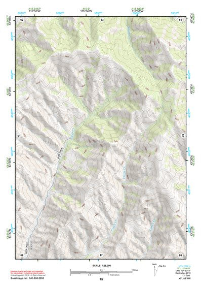 43115NW Page 75 Idaho City Topo Preview 1