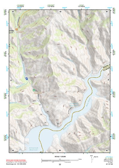 43115NW Page 77 Idaho City Topo Preview 1