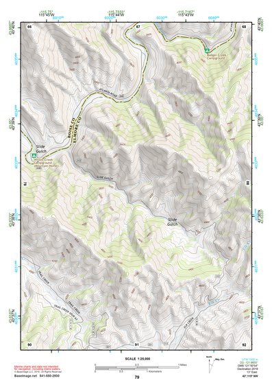 43115NW Page 79 Idaho City Topo Preview 1
