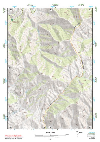 43115NW Page 80 Idaho City Topo Preview 1