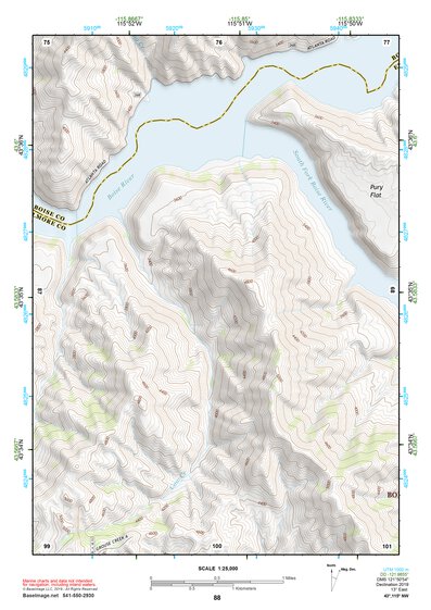 43115NW Page 88 Idaho City Topo Preview 1