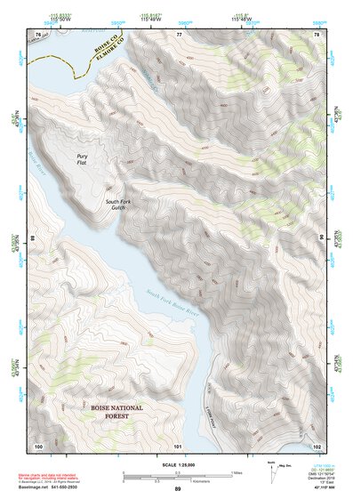 43115NW Page 89 Idaho City Topo Preview 1