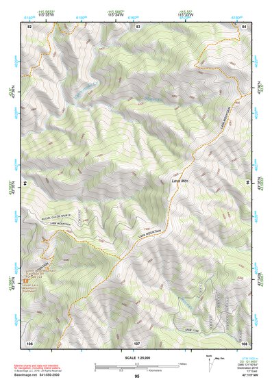 43115NW Page 95 Idaho City Topo Preview 1