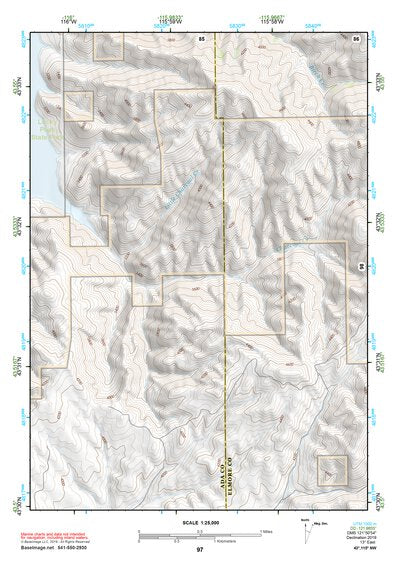 43115NW Page 97 Idaho City Topo Preview 1