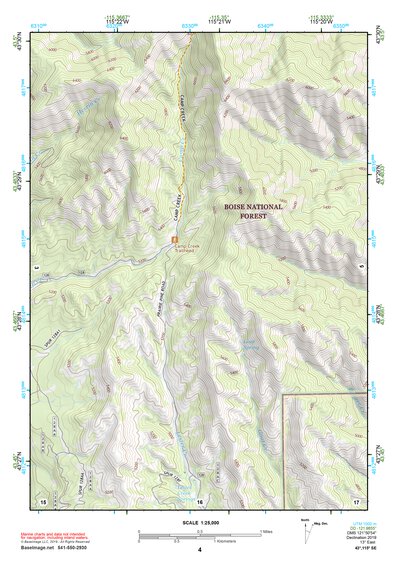 43115SE Page 4 Mountain Home Topo Preview 1