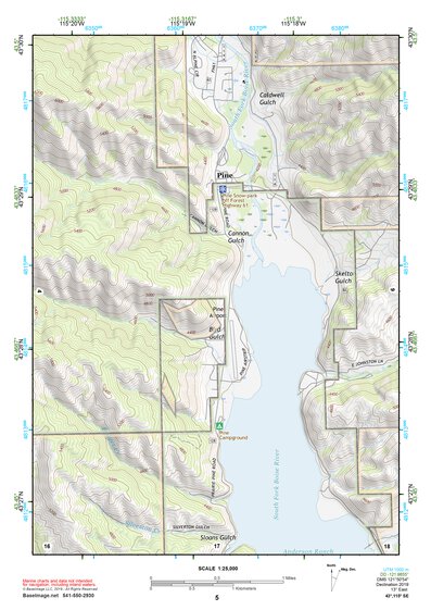 43115SE Page 5 Mountain Home Topo Preview 1