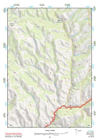 43115SE Page 9 Mountain Home Topo Preview 1
