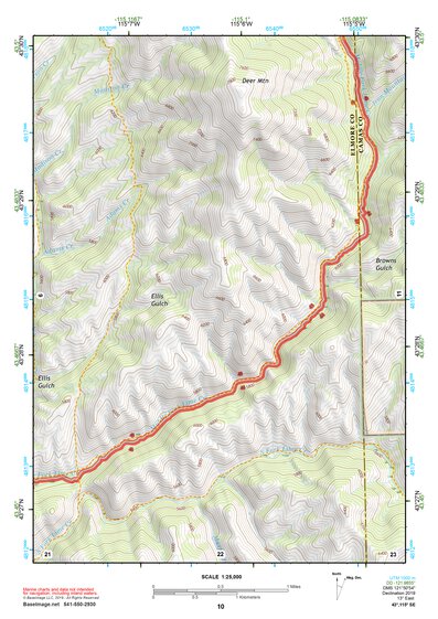 43115SE Page 10 Mountain Home Topo Preview 1