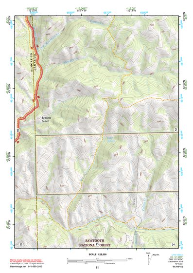43115SE Page 11 Mountain Home Topo Preview 1