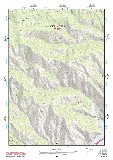 43115SE Page 14 Mountain Home Topo Preview 1