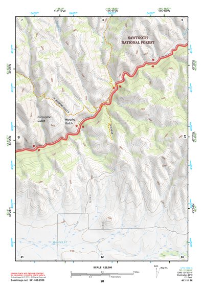 43115SE Page 20 Mountain Home Topo Preview 1