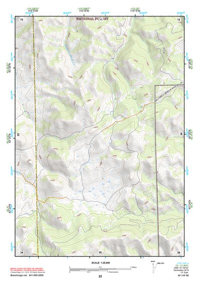 43115SE Page 23 Mountain Home Topo Preview 1