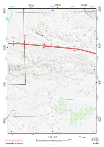 43115SE Page 44 Mountain Home Topo Preview 1