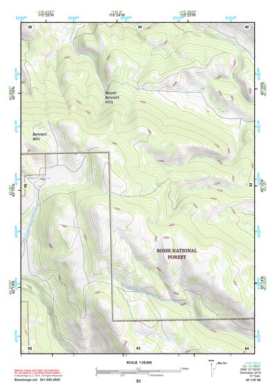 43115SE Page 51 Mountain Home Topo Preview 1