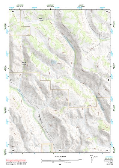 43115SE Page 65 Mountain Home Topo Preview 1