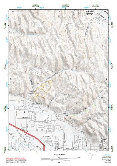 43116NE Page 66 Boise Topo Preview 1