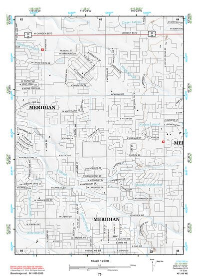 43116NE Page 75 Boise Topo Preview 1