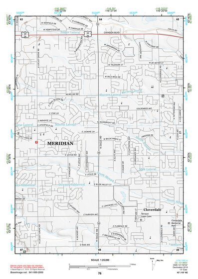 43116NE Page 76 Boise Topo Preview 1