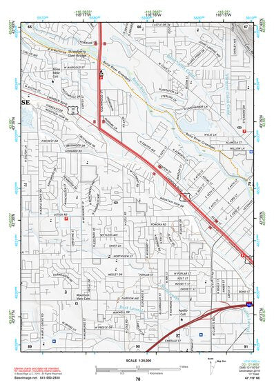 43116NE Page 78 Boise Topo Preview 1