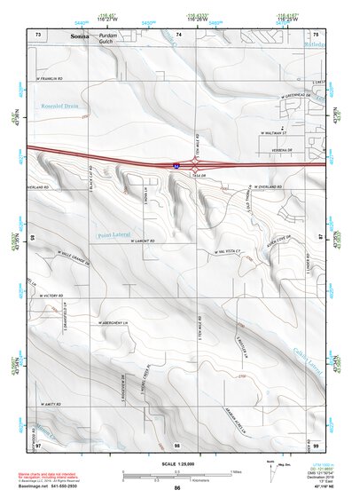 43116NE Page 86 Boise Topo Preview 1