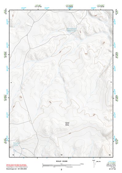 43117SE Page 2 Mahogany Mountain Topo Preview 1