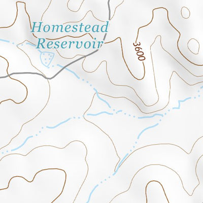 43117SE Page 2 Mahogany Mountain Topo Preview 3