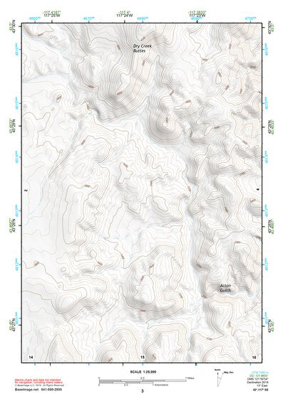 43117SE Page 3 Mahogany Mountain Topo Preview 1