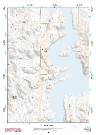 43117SE Page 4 Mahogany Mountain Topo Preview 1