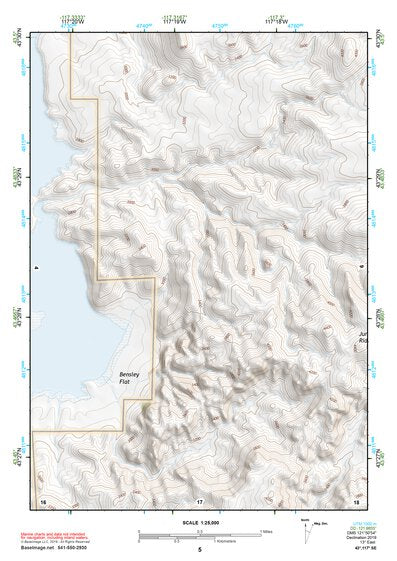 43117SE Page 5 Mahogany Mountain Topo Preview 1