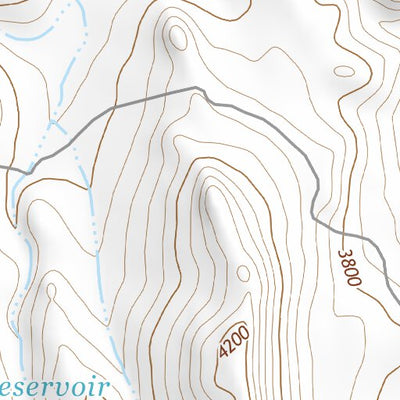 43117SE Page 9 Mahogany Mountain Topo Preview 2