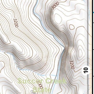 43117SE Page 9 Mahogany Mountain Topo Preview 3