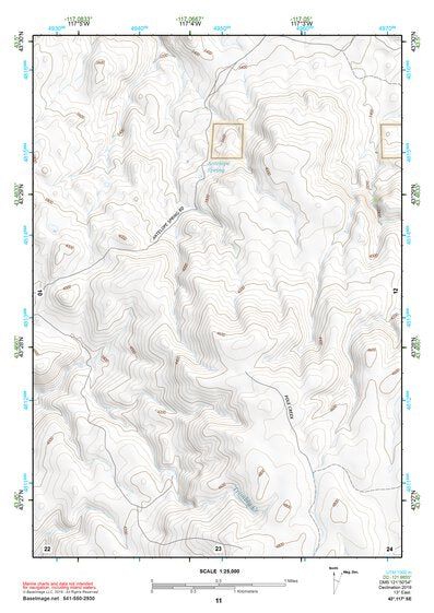 43117SE Page 11 Mahogany Mountain Topo Preview 1