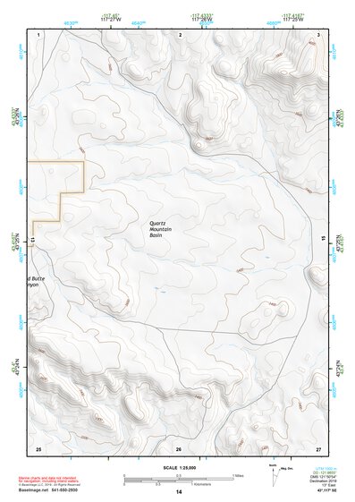 43117SE Page 14 Mahogany Mountain Topo Preview 1