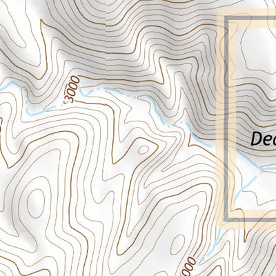 43117SE Page 16 Mahogany Mountain Topo Preview 3