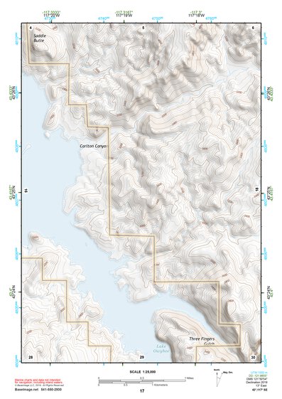 43117SE Page 17 Mahogany Mountain Topo Preview 1