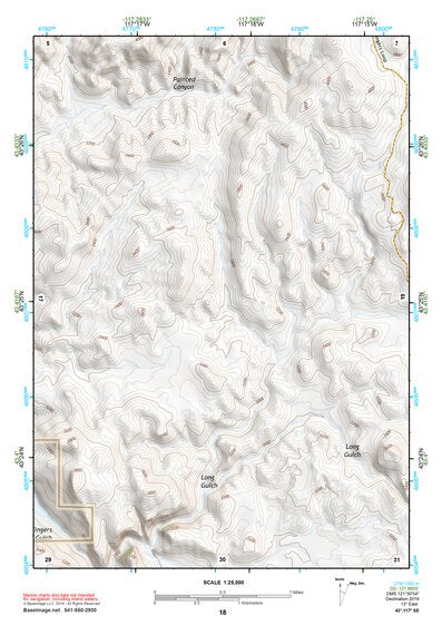 43117SE Page 18 Mahogany Mountain Topo Preview 1