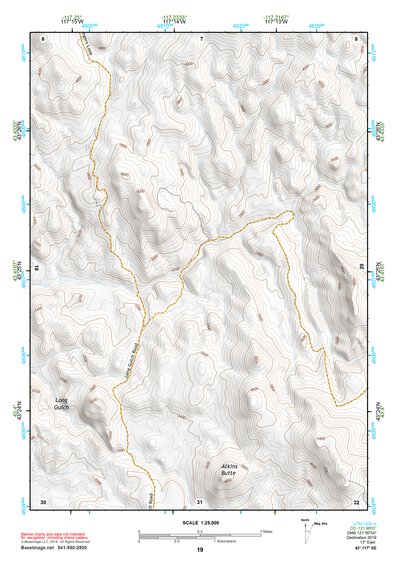 43117SE Page 19 Mahogany Mountain Topo Preview 1