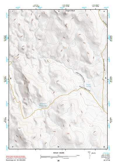 43117SE Page 20 Mahogany Mountain Topo Preview 1