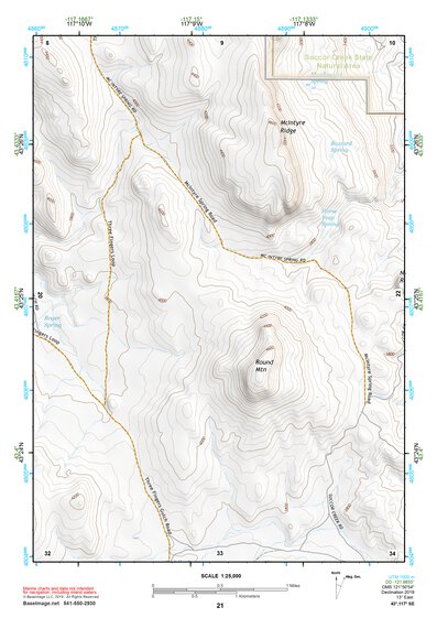 43117SE Page 21 Mahogany Mountain Topo Preview 1