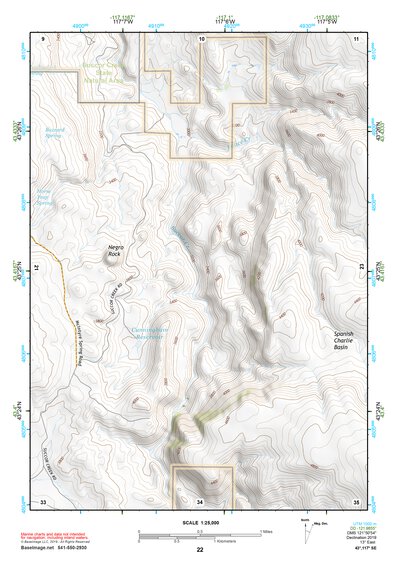 43117SE Page 22 Mahogany Mountain Topo Preview 1