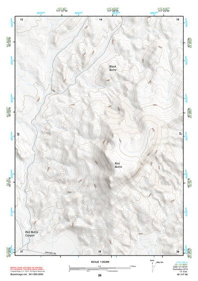 43117SE Page 26 Mahogany Mountain Topo Preview 1
