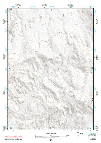 43117SE Page 27 Mahogany Mountain Topo Preview 1