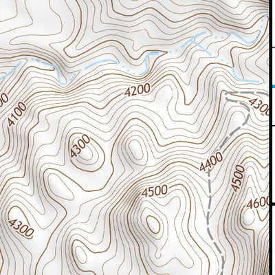 43117SE Page 34 Mahogany Mountain Topo Preview 3