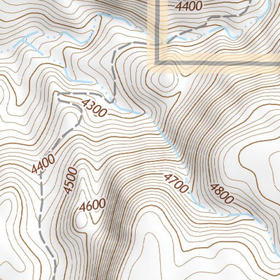 43117SE Page 35 Mahogany Mountain Topo Preview 3