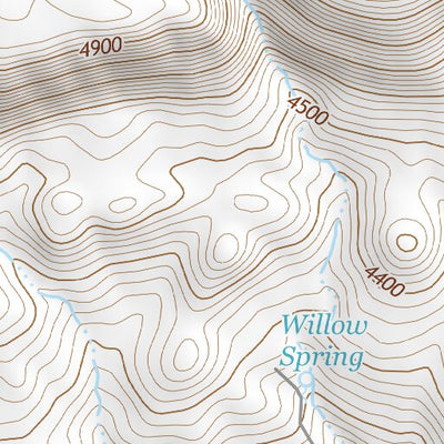 43117SE Page 36 Mahogany Mountain Topo Preview 3