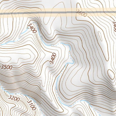 43117SE Page 37 Mahogany Mountain Topo Preview 3